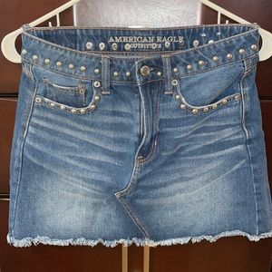 AEO Denim Mini Skirt